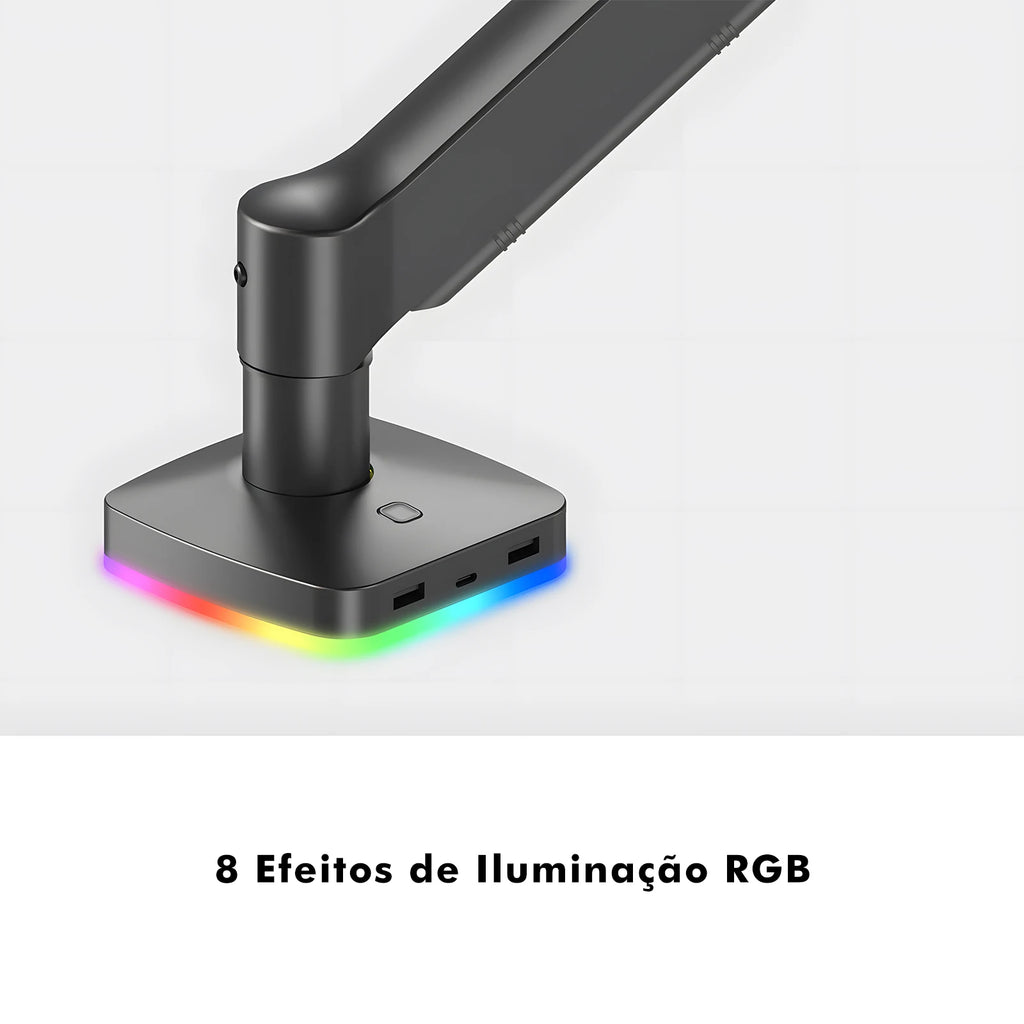 Suporte Braço Articulado para Monitor com RGB