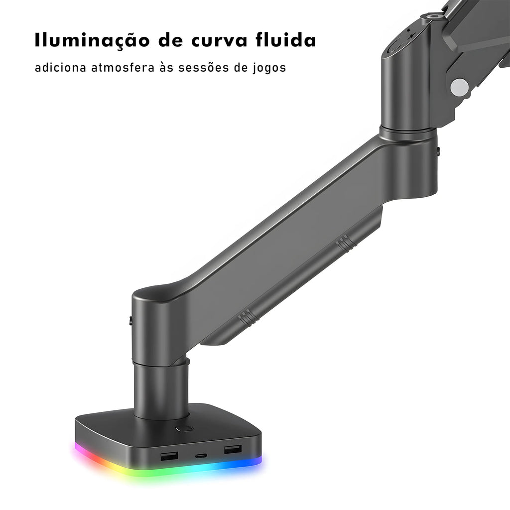 Suporte Braço Articulado para Monitor com RGB